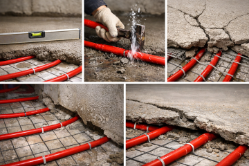 Топ-5 помилок у стяжці для водяного теплого підлоги: Тріщини та холодні зони