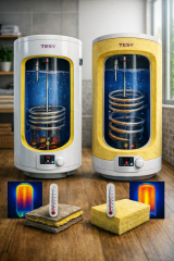 На що впливає товщина теплоізоляції в бойлері? Порівнюємо моделі Tesy