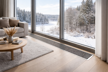 Чому статевий конвектор часто встановлюють у панорамних вікнах?