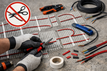 Чи можна різати нагрівальний мат: Правила безпеки та зміна конфігурації