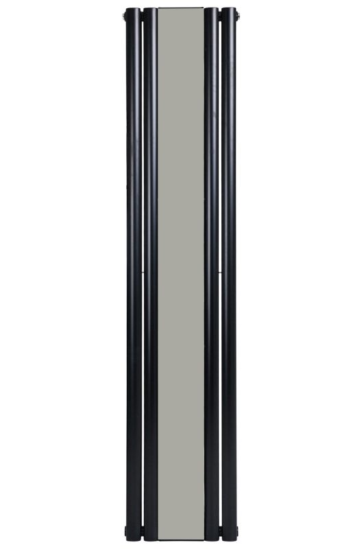 Вертикальний дизайнерський радіатор опалення ARTTIDESIGN Rimini II M 4/1800/382/50 чорний матовий