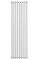 Вертикальний дизайнерський радіатор опалення ARTTIDESIGN Matera 9/1800/531/50 білий матовий