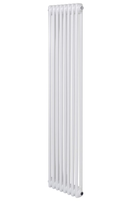 Вертикальный дизайнерский радиатор отопления ARTTIDESIGN Bari II 8/1500/380/50 белый матовий
