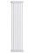 Вертикальний дизайнерський радіатор опалення ARTTIDESIGN Bari II 8/1800/380/50 білий матовий