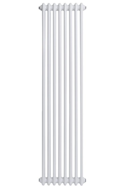 Вертикальный дизайнерский радиатор отопления ARTTIDESIGN Bari II 8/1500/380/50 белый матовий