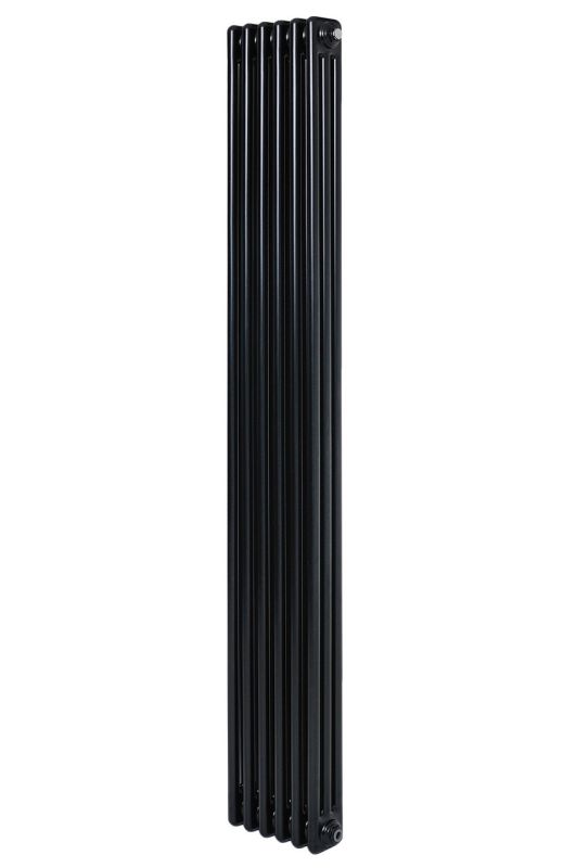 Вертикальный дизайнерский радиатор отопления ARTTIDESIGN Bari III 6/1800/290/50 черный матовий