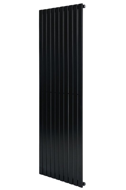 Вертикальный дизайнерский радиатор отопления ARTTIDESIGN Terni 10/1800/590/50 черный матовый