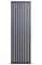 Вертикальний дизайнерський радіатор опалення ARTTIDESIGN Terni 10/1800/590 сірий матовий