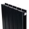 Дизайнерський вертикальний радіатор опалення ARTTIDESIGN Livorno II 5/1800/340 чорний матовий