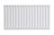 Горизонтальный дизайнерские радіатор опалення ARTTIDESIGN Rimini G 17/550/1003 белый матовый.
