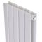 Вертикальний дизайнерський радіатор опалення ARTTIDESIGN Livorno II 5/2000/340/50 білий матовий