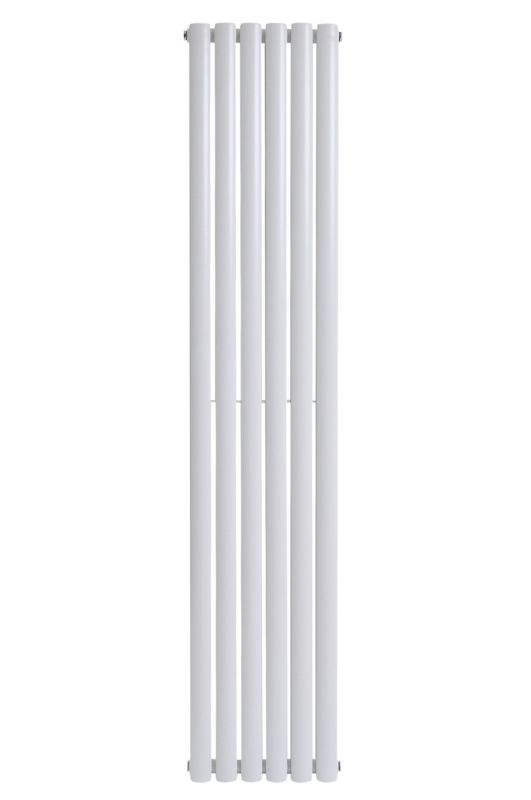 Вертикальный дизайнерский радиатор отопления ARTTIDESIGN Rimini II 6/1800/354/50 белый матовий