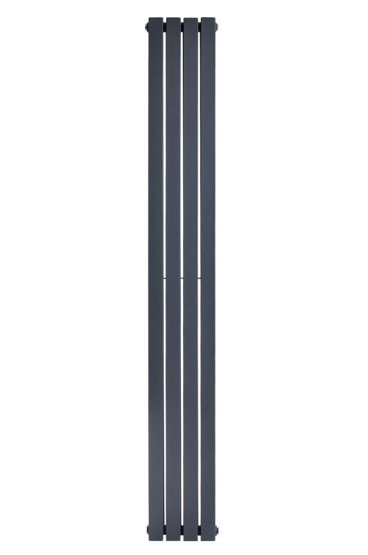 Вертикальный дизайнерский радиатор отопления ARTTIDESIGN  Terni II 4/1800/236/50 серый матовий