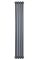Вертикальний дизайнерський радіатор опалення ARTTIDESIGN Verona 4/1800/300 сірий матовий