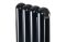 Вертикальний дизайнерський радіатор опалення ARTTIDESIGN Verona 4/1800/300 чорний матовий