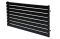 Горизонтальний дизайнерський радіатор опалення  ARTTIDESIGN Livorno G 8/544/1400 чорний матовий