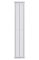 Дизайнерський вертикальний радіатор опалення ARTTIDESIGN Lucca 7/1800/324/50  білий матовий.