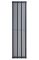 Дизайнерський вертикальний радіатор опалення ARTTIDESIGN Lucca 10/1800/456/50 сірий матовий