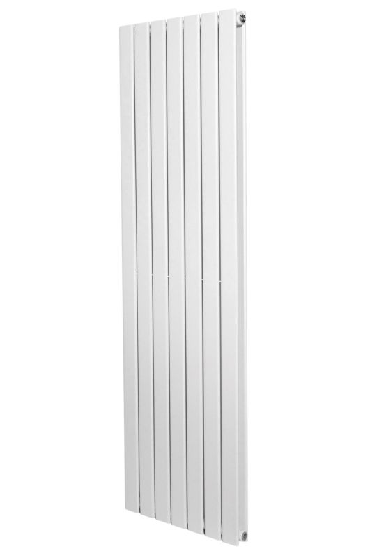Вертикальный дизайнерский радиатор отопления ARTTIDESIGN Livorno II 7/1600/476/50 белый матовий