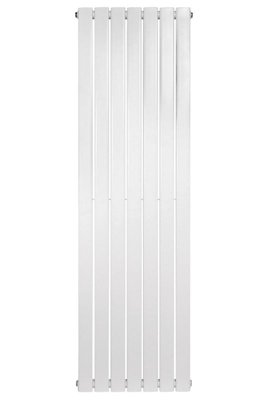 Вертикальный дизайнерский радиатор отопления ARTTIDESIGN Livorno II 7/1600/476/50 белый матовий