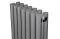Вертикальний дизайнерський радіатор опалення ARTTIDESIGN Matera II 7/1800/413/50 сірий матовий