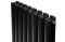 Вертикальний дизайнерський радіатор опалення ARTTIDESIGN Rimini II 8/1800/472/50 чорний матовий