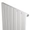Вертикальний дизайнерський радіатор опалення ARTTIDESIGN Livorno 7/1800/476 білий матовий