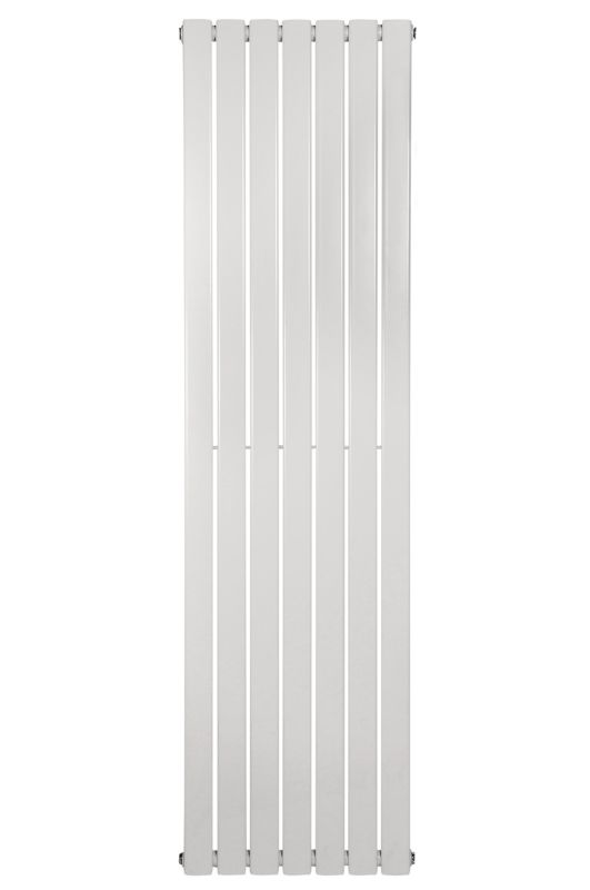 Вертикальный дизайнерский радиатор отопления ARTTIDESIGN Livorno 7/1800/476 белый матовий