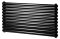 Горизонтальний дизайнерський радіатор опалення ARTTIDESIGN Sora 10/600/1200 чорний матовий