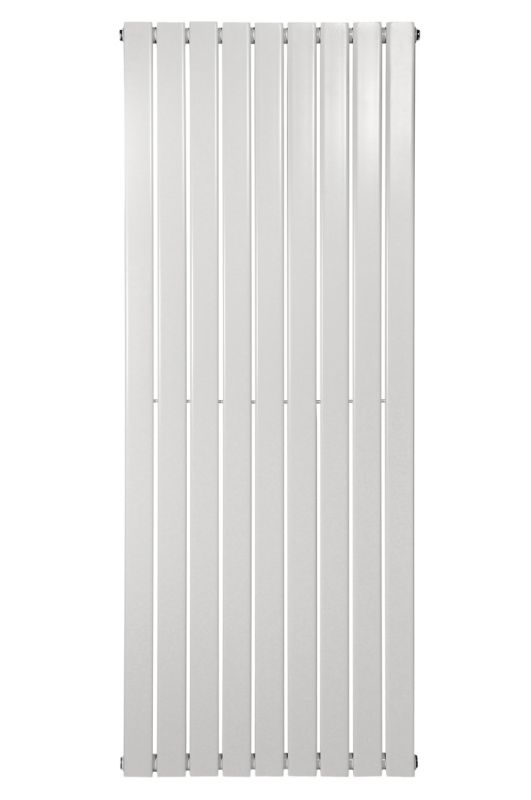 Вертикальный дизайнерский радиатор отопления ARTTIDESIGN Livorno 9/1800/612 белый матовий