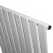 Вертикальний дизайнерський радіатор опалення ARTTIDESIGN Livorno 12/1800/816/50 білий матовий