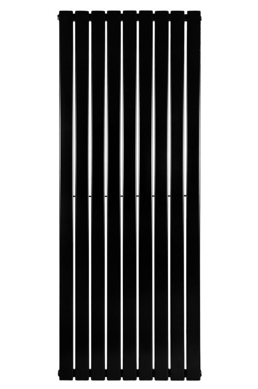 Вертикальний дизайнерський радіатор опалення ARTTIDESIGN Livorno 12/1800/816/50 чорний матовий
