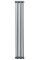 Вертикальний дизайнерський радіатор опалення ARTTIDESIGN Bari II 6/1800/290/50 сірий матовий