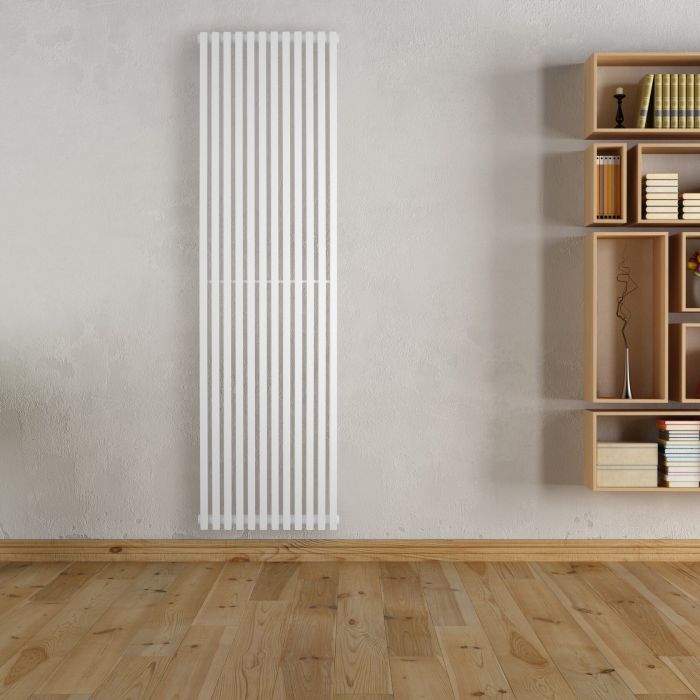 Радіатор дизайн Betatherm 485x1800 Quantum-1 WHITE Вертикал