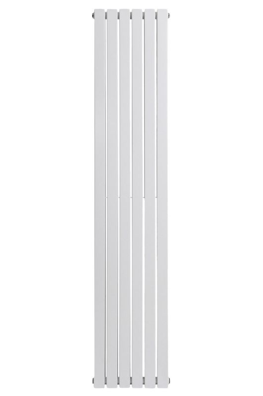 Вертикальний дизайнерський радіатор опалення ARTTIDESIGN Terni II 6/1800/354/50 білий матовий