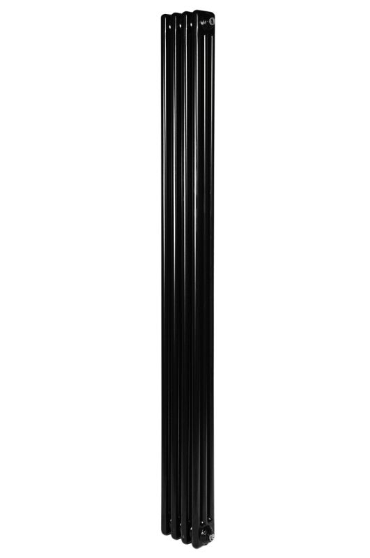 Вертикальный дизайнерский радиатор отопления  ARTTIDESIGN Bari III 4/1800/200 черный матовый