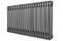 Горизонтальний дизайнерський радіатор опалення ARTTIDESIGN Bari II G 22/500/1010 сірий матовий