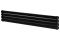 Горизонтальний дизайнерський радіатор опалення ARTTIDESIGN Livorno ІІ G 4/272/1800 чорний матовий