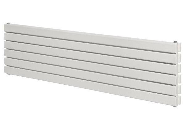 Горизонтальний дизайнерський радіатор опалення ARTTIDESIGN Livorno ІІ G 6/408/2200/50 білий матовий