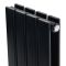 Дизайнерський вертикальний радіатор опалення ARTTIDESIGN Livorno II 4/2000/272/50 чорний матовий