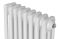 Вертикальний дизайнерський радіатор опалення ARTTIDESIGN Bari III 8/1800/380/50 білий матовий