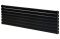 Горизонтальний дизайнерський радіатор опалення ARTTIDESIGN Livorno II G 7/476/1800 чорний матовий
