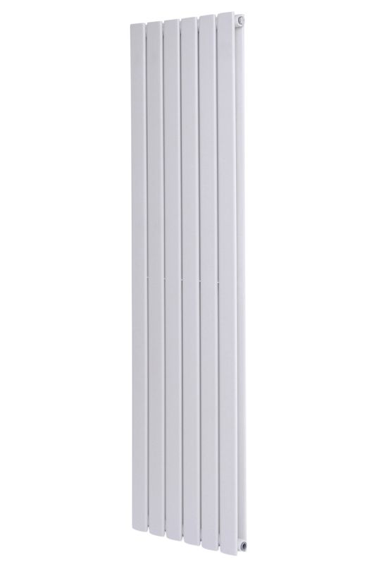 Вертикальный дизайнерский радиатор отопления ARTTIDESIGN Livorno II 6/1800/408/50 белый  матовый