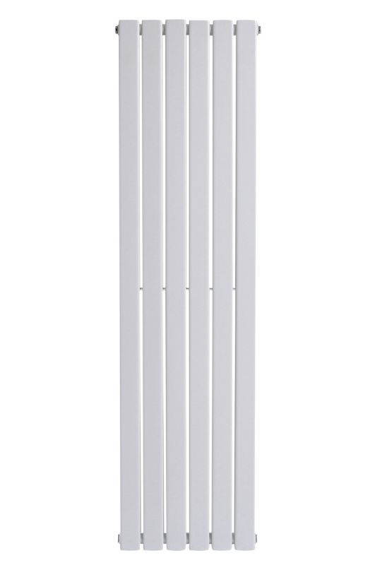 Вертикальный дизайнерский радиатор отопления ARTTIDESIGN Livorno II 6/1800/408/50 белый  матовый