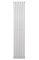 Вертикальний дизайнерський радіатор опалення ARTTIDESIGN Rimini II 5/1800/295/50 білий матовий