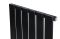 Вертикальний дизайнерський радіатор опалення ARTTIDESIGN Livorno 6/1800/408/50 чорний матовий