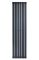 Вертикальний дизайнерський радіатор опалення ARTTIDESIGN Livorno 6/1800/408/50 сірий матовий