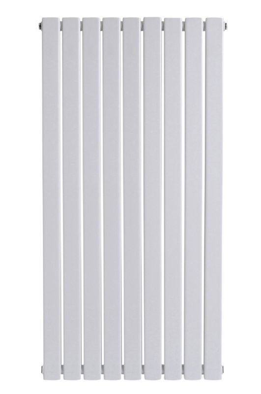 Вертикальный дизайнерский радиатор отопления ARTTIDESIGN Livorno II 9/1200/612/50 белый матовий