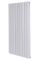 Вертикальний дизайнерський радіатор опалення ARTTIDESIGN Livorno II 9/1200/612/50 білий матовий