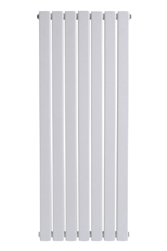 Вертикальный дизайнерский радиатор отопления ARTTIDESIGN Livorno II 7/1200/476/50 белый матовий